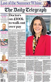 The Daily Telegraph (UK) Newspaper Front Page for 28 June 2023