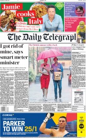 The Daily Telegraph (UK) Newspaper Front Page for 28 July 2018