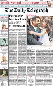 The Daily Telegraph front page for 29 March 2023