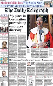 The Daily Telegraph (UK) Newspaper Front Page for 29 April 2023