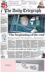 The Daily Telegraph (UK) Newspaper Front Page for 29 June 2017