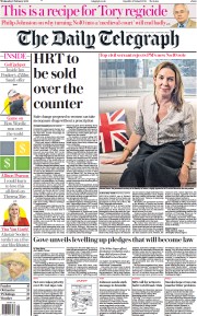 The Daily Telegraph (UK) Newspaper Front Page for 2 February 2022