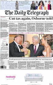 The Daily Telegraph (UK) Newspaper Front Page for 2 March 2016