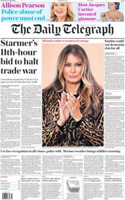 The Daily Telegraph front page for 2 April 2025