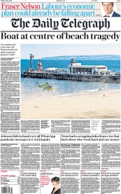 The Daily Telegraph (UK) Newspaper Front Page for 2 June 2023