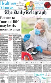 The Daily Telegraph (UK) Newspaper Front Page for 30 March 2020