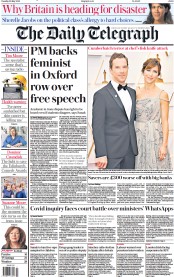 The Daily Telegraph front page for 30 May 2023