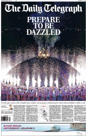 The Daily Telegraph (UK) Newspaper Front Page for 30 August 2012