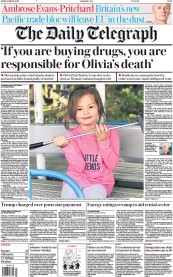 The Daily Telegraph front page for 31 March 2023