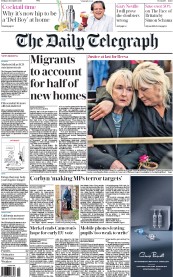 The Daily Telegraph (UK) Newspaper Front Page for 4 December 2015