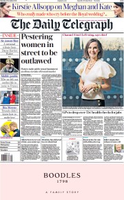 The Daily Telegraph (UK) Newspaper Front Page for 4 December 2021