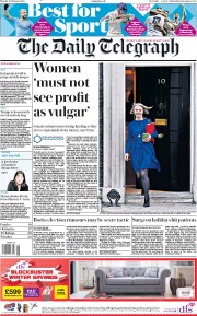 The Daily Telegraph (UK) Newspaper Front Page for 4 February 2019