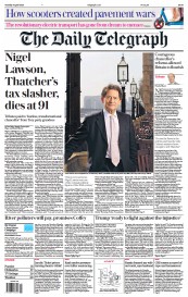 The Daily Telegraph (UK) Newspaper Front Page for 4 April 2023