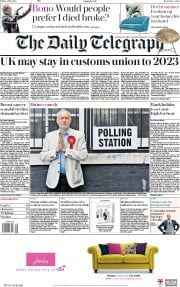 The Daily Telegraph (UK) Newspaper Front Page for 4 May 2018