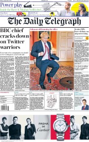 The Daily Telegraph (UK) Newspaper Front Page for 4 September 2020