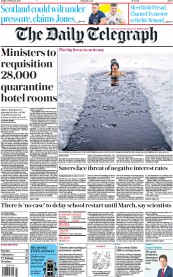 The Daily Telegraph (UK) Newspaper Front Page for 5 February 2021
