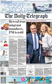 The Daily Telegraph (UK) Newspaper Front Page for 5 March 2016