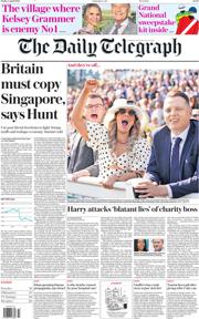 The Daily Telegraph front page for 5 April 2025