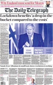 The Daily Telegraph front page for 5 June 2023