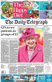 The Daily Telegraph (UK) Newspaper Front Page for 6 October 2018