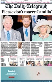 The Daily Telegraph (UK) Newspaper Front Page for 6 January 2023