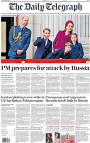 The Daily Telegraph front page for 6 May 2025