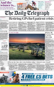 The Daily Telegraph (UK) Newspaper Front Page for 7 April 2017