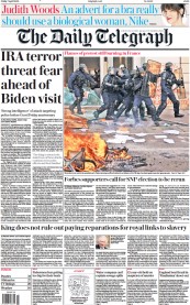 The Daily Telegraph (UK) Newspaper Front Page for 7 April 2023