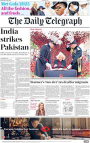 The Daily Telegraph front page for 7 May 2025