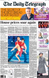 The Daily Telegraph (UK) Newspaper Front Page for 7 September 2013