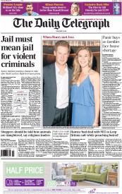 The Daily Telegraph (UK) Newspaper Front Page for 8 May 2014