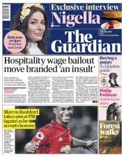 The Guardian (UK) Newspaper Front Page for 10 October 2020