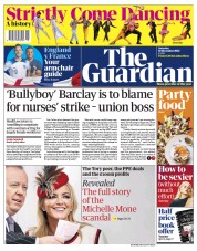 The Guardian (UK) Newspaper Front Page for 10 December 2022