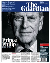 The Guardian (UK) Newspaper Front Page for 10 April 2021