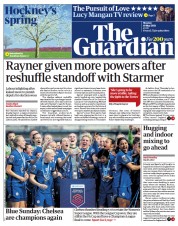 The Guardian (UK) Newspaper Front Page for 10 May 2021