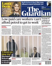 The Guardian (UK) Newspaper Front Page for 10 June 2022