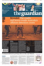 The Guardian (UK) Newspaper Front Page for 10 August 2016
