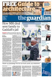 The Guardian Newspaper Front Page (UK) for 10 September 2011