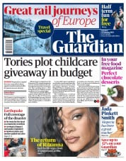 The Guardian (UK) Newspaper Front Page for 11 February 2023
