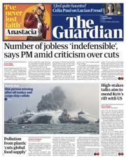 The Guardian front page for 11 March 2025