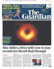 The Guardian (UK) Newspaper Front Page for 11 April 2019