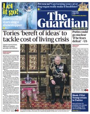 The Guardian front page for 11 May 2022