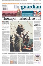 The Guardian (UK) Newspaper Front Page for 11 June 2014