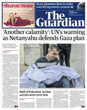 The Guardian front page for 11 August 2025