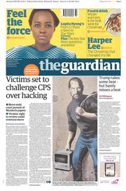 The Guardian (UK) Newspaper Front Page for 12 December 2015