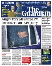 The Guardian (UK) Newspaper Front Page for 12 January 2022