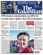 The Guardian Newspaper Front Page (UK) for 12 February 2020