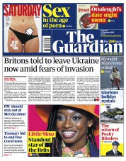 The Guardian (UK) Newspaper Front Page for 12 February 2022