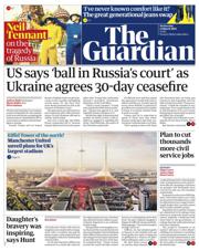 The Guardian front page for 12 March 2025