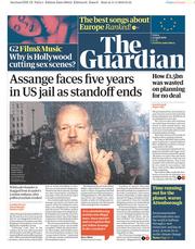 The Guardian (UK) Newspaper Front Page for 12 April 2019